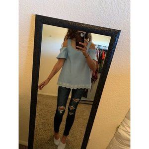 Like new Small Blue Rain blouse